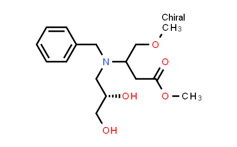 CAS No. 1868104-34-0, Methyl 3-(benzyl((S)-2,3-dihydroxypropyl)amino)-4-methoxybutanoate