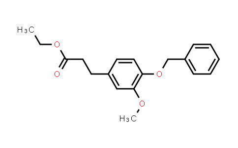 CAS No. 186895-24-9, 3-(4-Benzyloxy-3-methoxy-phenyl)-propionic acid ethyl ester