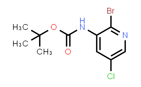 CAS No. 1870679-03-0, tert-Butyl (2-bromo-5-chloropyridin-3-yl)carbamate
