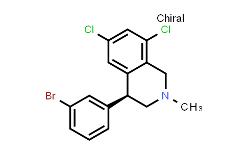 CAS No. 1870821-29-6, (S)-4-(3-bromophenyl)-6,8-dichloro-2-methyl-1,2,3,4-tetrahydroisoquinoline