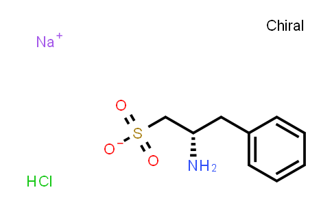 CAS No. 187089-21-0, Sodium (S)-2-amino-3-phenylpropane-1-sulfonate hydrochloride