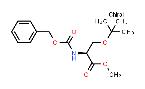 CAS No. 1872-59-9, (S)-Methyl 2-(((benzyloxy)carbonyl)amino)-3-(tert-butoxy)propanoate