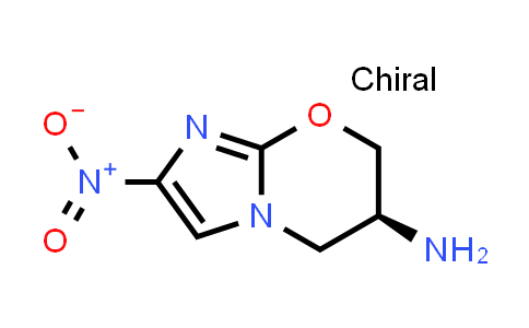 CAS No. 187235-66-1, (S)-2-Nitro-6,7-dihydro-5H-imidazo[2,1-b][1,3]oxazin-6-amine