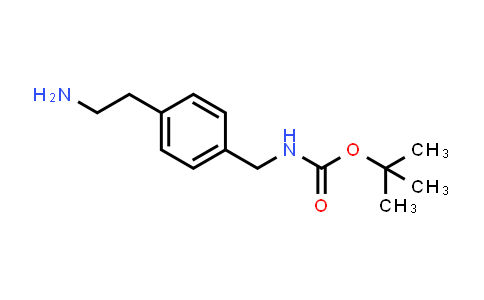 CAS No. 187283-19-8, Carbamic acid, [[4-(2-aminoethyl)phenyl]methyl]-, 1,1-dimethylethyl ester (9CI)