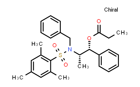 CAS No. 187324-66-9, (1R,2S)-2-(N-Benzyl-2,4,6-trimethylphenylsulfonamido)-1-phenylpropyl propionate