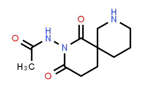 CAS No. 187344-73-6, Acetamide,N-(1,3-dioxo-2,8-diazaspiro[4.5]dec-2-yl)-
