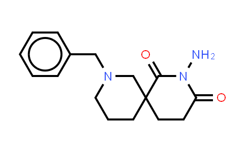 CAS No. 187344-82-7, 2,8-Diazaspiro[4.5]decane-1,3-dione,2-amino-8-(phenylmethyl)-