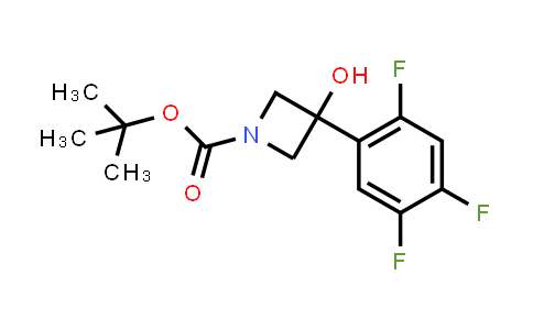 CAS No. 1874538-18-7, tert-Butyl 3-hydroxy-3-(2,4,5-trifluorophenyl)azetidine-1-carboxylate