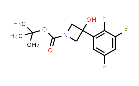 CAS No. 1875533-29-1, tert-Butyl 3-hydroxy-3-(2,3,5-trifluorophenyl)azetidine-1-carboxylate