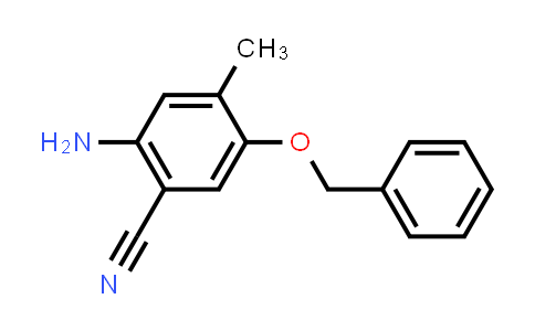 CAS No. 1875759-30-0, Benzonitrile, 2-amino-4-methyl-5-(phenylmethoxy)-