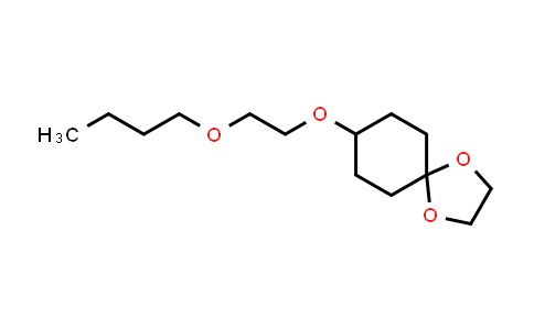 CAS No. 1876658-03-5, 8-(2-Butoxyethoxy)-1,4-dioxaspiro[4.5]decane