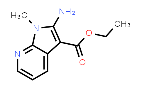 CAS No. 187732-94-1, 1H-Pyrrolo[2,3-b]pyridine-3-carboxylic acid, 2-amino-1-methyl-, ethyl ester