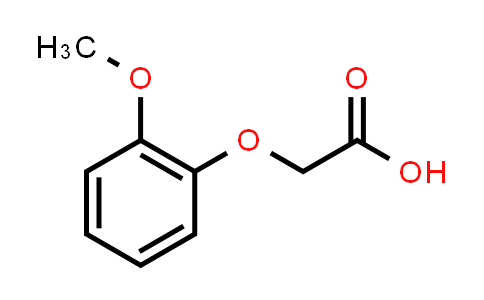 CAS No. 1878-85-9, 2-(2-Methoxyphenoxy)acetic acid