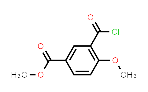 CAS No. 187970-25-8, methyl 3-(chlorocarbonyl)-4-methoxybenzoate