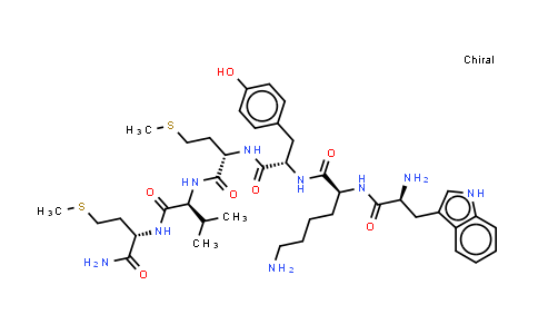 MC535118 | 187986-11-4 | H-Trp-Lys-Tyr-Met-Val-Met-NH2
