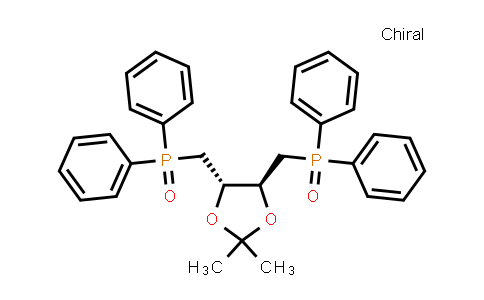 CAS No. 187989-59-9, [[(4S,5S)-5-[(Diphenylphosphinyl)methyl]-2,2-dimethyl-1,3-dioxolan-4-yl]methyl]diphenylphosphine oxide