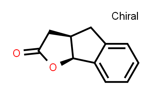 CAS No. 188064-15-5, 2H-Indeno[1,2-b]furan-2-one, 3,3a,4,8b-tetrahydro-, (3aR,8bS)-