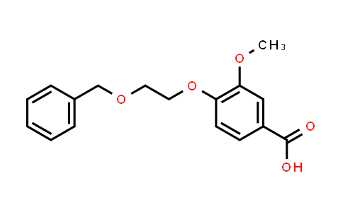 CAS No. 1881167-15-2, 4-(2-(Benzyloxy)Ethoxy)-3-Methoxybenzoic Acid