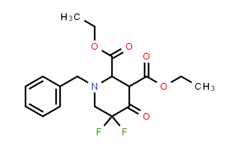 CAS No. 1881288-08-9, Diethyl 1-benzyl-5,5-difluoro-4-oxopiperidine-2,3-dicarboxylate