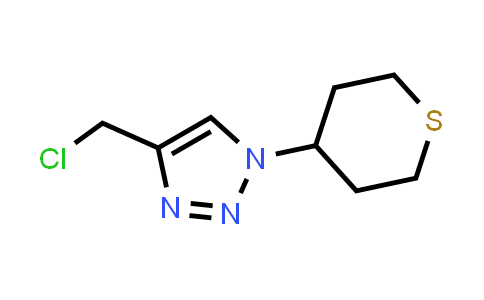 CAS No. 1881291-24-2, 4-(Chloromethyl)-1-(tetrahydro-2H-thiopyran-4-yl)-1H-1,2,3-triazole