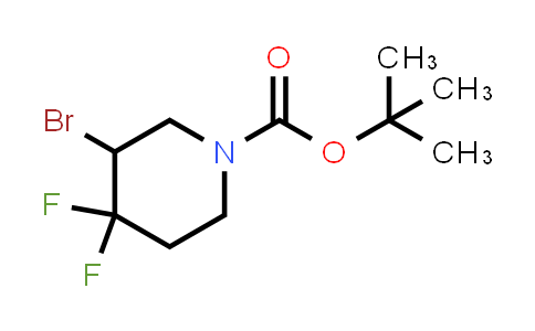 CAS No. 1881296-57-6, tert-Butyl 3-bromo-4,4-difluoropiperidine-1-carboxylate
