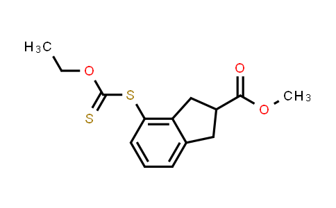 CAS No. 1881321-58-9, Methyl 4-((ethoxycarbonothioyl)thio)-2,3-dihydro-1H-indene-2-carboxylate