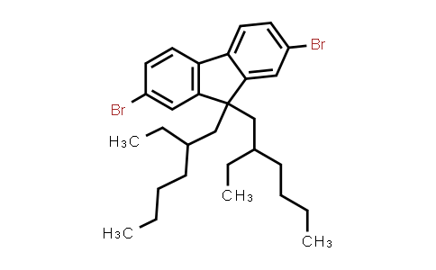 CAS No. 188200-93-3, 2,7-Dibromo-9,9-bis(2-ethylhexyl)-9H-fluorene