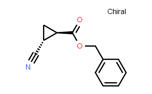 CAS No. 1883302-66-6, rel-Benzyl (1R,2R)-2-cyanocyclopropane-1-carboxylate