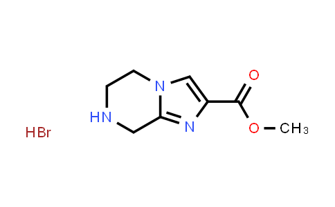 CAS No. 1883347-31-6, Methyl 5,6,7,8-tetrahydroimidazo[1,2-a]pyrazine-2-carboxylate hydrobromide