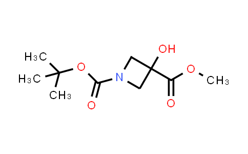 CAS No. 1884303-05-2, 1-tert-Butyl 3-methyl 3-hydroxyazetidine-1,3-dicarboxylate