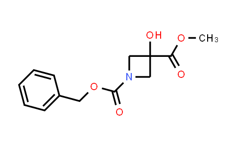 CAS No. 1884493-20-2, 1-Benzyl 3-methyl 3-hydroxyazetidine-1,3-dicarboxylate