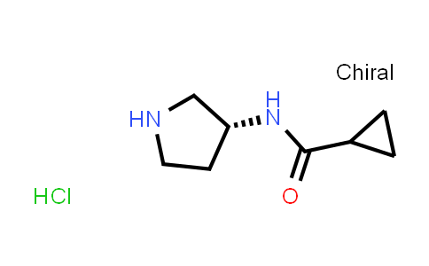 CAS No. 1884705-03-6, (R)-N-(pyrrolidin-3-yl)cyclopropanecarboxamide hydrochloride