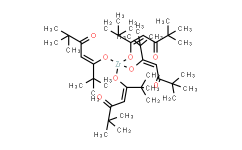 CAS No. 18865-74-2, Tetrakis(2,2,6,6-tetramethyl-3,5-heptanedionato)zirconium(IV)