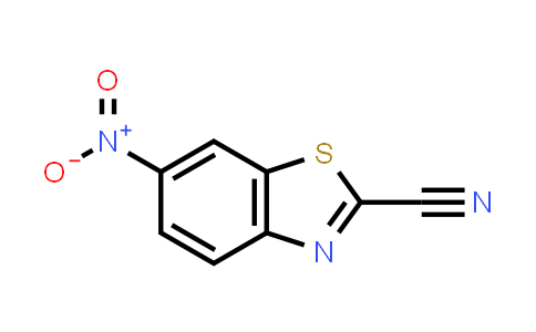 CAS No. 188672-83-5, 2-Benzothiazolecarbonitrile, 6-nitro-