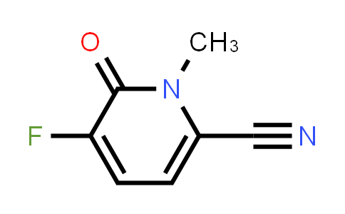 CAS No. 1887015-55-5, 5-Fluoro-1-methyl-6-oxo-1,6-dihydropyridine-2-carbonitrile