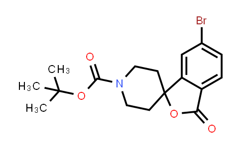 CAS No. 1887236-99-8, tert-Butyl 6-bromo-3-oxo-3H-spiro[isobenzofuran-1,4'-piperidine]-1'-carboxylate