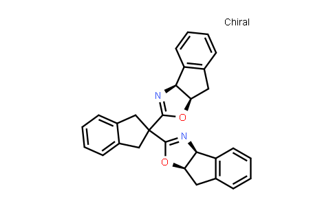 CAS No. 188780-28-1, (3aS,3a'S,8aR,8a'R)-2,2'-(1,3-Dihydro-2H-inden-2-ylidene)bis[3a,8a-dihydro-8H-indeno[1,2-d]oxazole]