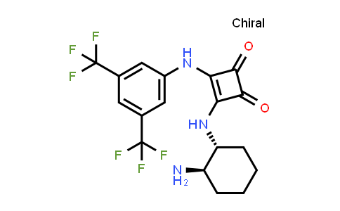 CAS No. 1888443-73-9, 3-[[(1R,2R)-2-Aminocyclohexyl]amino]-4-[[3,5-bis(trifluoromethyl)phenyl]amino]-3-cyclobutene-1,2-dione