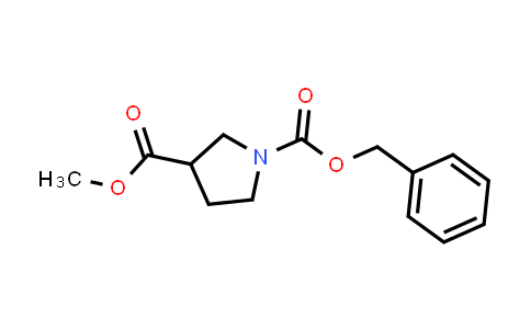 CAS No. 188847-00-9, 1-Benzyl 3-methyl pyrrolidine-1,3-dicarboxylate