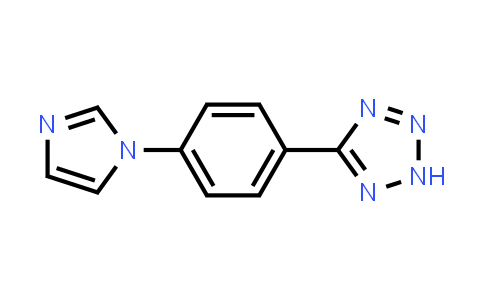 CAS No. 188890-72-4, 5-(4-(1H-Imidazol-1-yl)phenyl)-2H-tetrazole