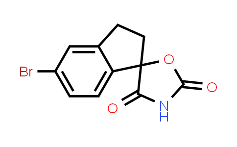 CAS No. 1889287-46-0, 5-Bromo-2,3-dihydrospiro[indene-1,5'-oxazolidine]-2',4'-dione