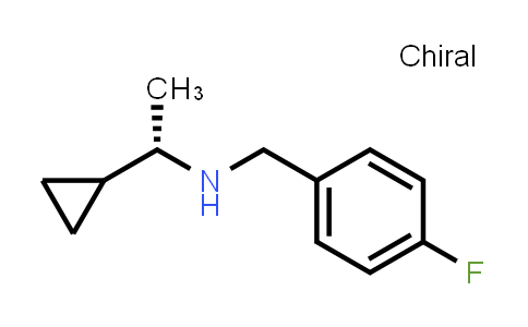 CAS No. 1889287-64-2, (S)-1-Cyclopropyl-N-(4-fluorobenzyl)ethan-1-amine