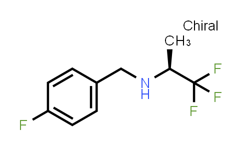 CAS No. 1889287-68-6, (S)-1,1,1-Trifluoro-N-(4-fluorobenzyl)propan-2-amine