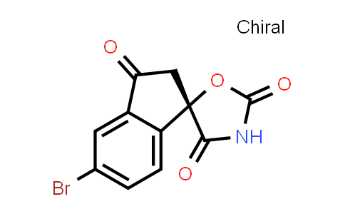 CAS No. 1889291-05-7, (S)-5-Bromospiro[indene-1,5'-oxazolidine]-2',3,4'(2H)-trione