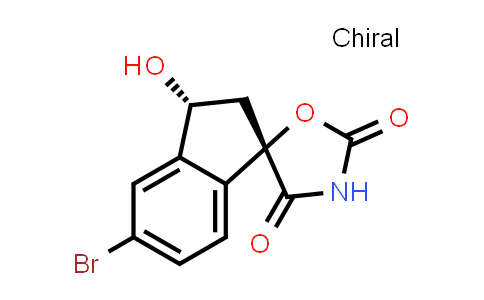 CAS No. 1889291-47-7, (1S,3R)-5-Bromo-3-hydroxy-2,3-dihydrospiro[indene-1,5'-oxazolidine]-2',4'-dione