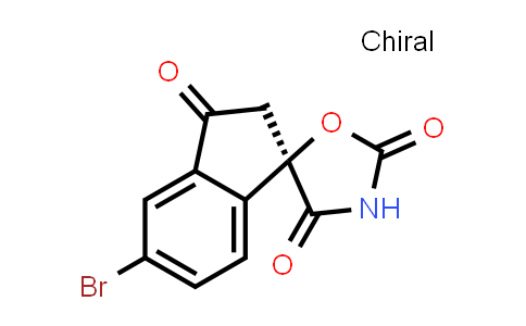 CAS No. 1889291-53-5, (R)-5-Bromospiro[indene-1,5'-oxazolidine]-2',3,4'(2H)-trione