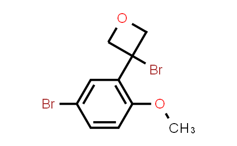 CAS No. 1889538-19-5, Oxetane, 3-bromo-3-(5-bromo-2-methoxyphenyl)-