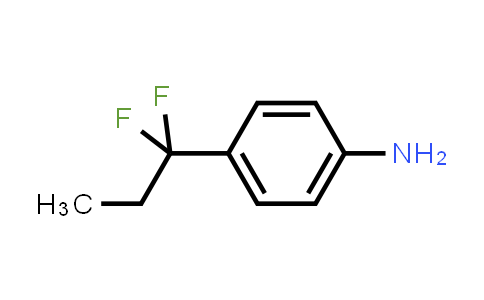 CAS No. 1889542-64-6, 4-(1,1-Difluoropropyl)aniline