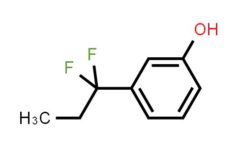 CAS No. 1889731-40-1, 3-(1,1-Difluoropropyl)phenol