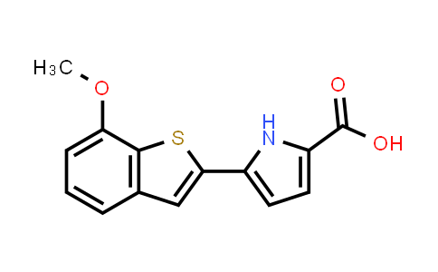 CAS No. 1889801-71-1, 5-(7-Methoxybenzo[b]thiophen-2-yl)-1H-pyrrole-2-carboxylic acid